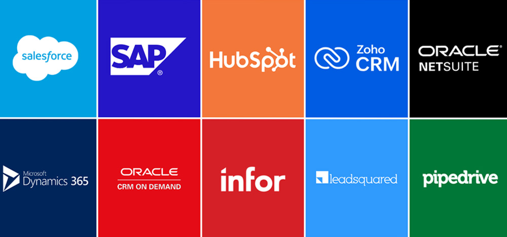 Composição de plataformas empresariais e CRM